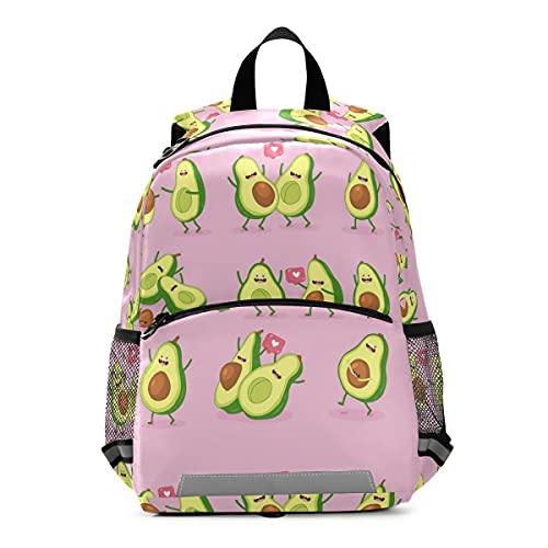 Kinder-Rucksack mit Avocado-Motiv für Paare, kleiner Rucksack für Kinder, Schule, Reise, Picknick, Mahlzeiten-Tasche für Jungen und Mädchen