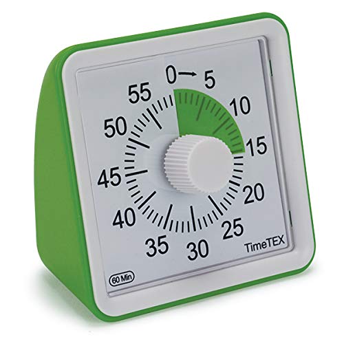 TimeTEX Zeitdauer-Uhr lautlos compact (grün)