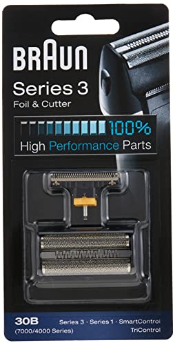 Braun Series 3 Scherkopf, Elektrorasierer, Ersatzscherteil kompatibel mit Rasierer Herren Series 3, 30B, schwarz, 1er Pack