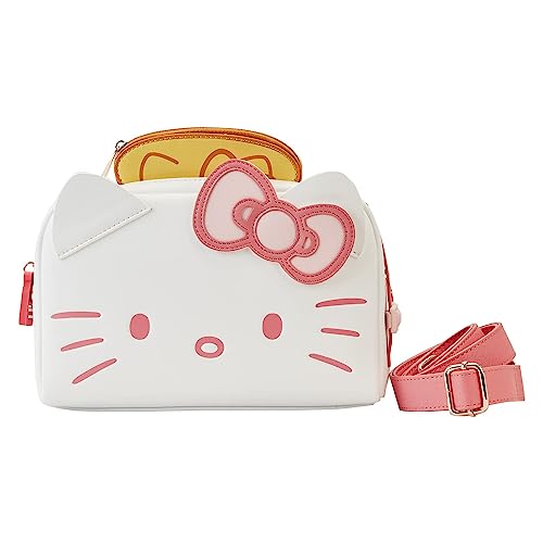 Loungefly Cross Body Bag Hello Kitty Breakfast Toaster Nue offiziell Sanrio Weiß One Size