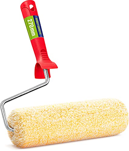 Universal Farbroller 27cm für Wand Decken & Fassaden - gepolsterte Malerrolle mit strapazierfähigen Acryl-Bezug