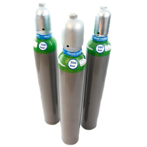 Druckluftflasche 10 Liter 300 bar Pressluftflasche für Gotcha Tauchen Luftgewehr oder Luftpistole fabrikneu
