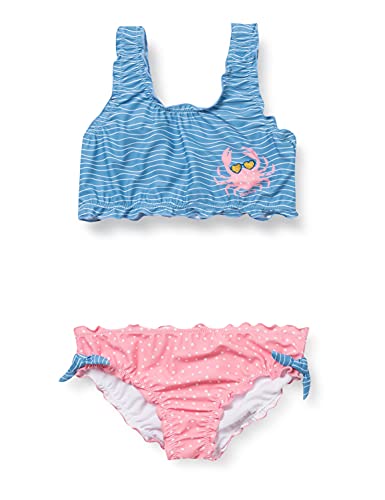 Playshoes Mädchen UV-Schutz Bikini Krebs 461294, 780 - Blau/Pink, 98-104