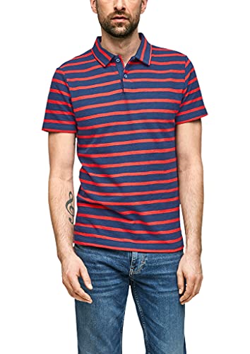 s.Oliver Herren 130.10.104.13.130.2063378 Polohemd, Blau (Blau 56G1), XL