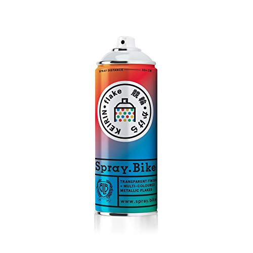 Spray.Bike Fahrrad Lackspray KEIRIN mit Glitzer-Effekt in verschiedenen Farben - Sprühfarbe für das Fahrrad - Sehr leichte Anwendung (Flake Multi)