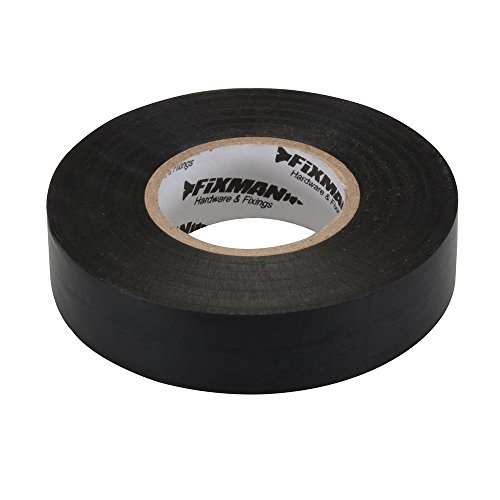 Fixman 192069 Isolierband 19mm x 33m, schwarz