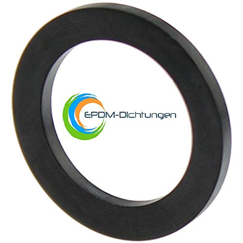 Flachdichtungen Gummidichtungen 2 Zoll 56x44x2mm aus EPDM (10 Stück)