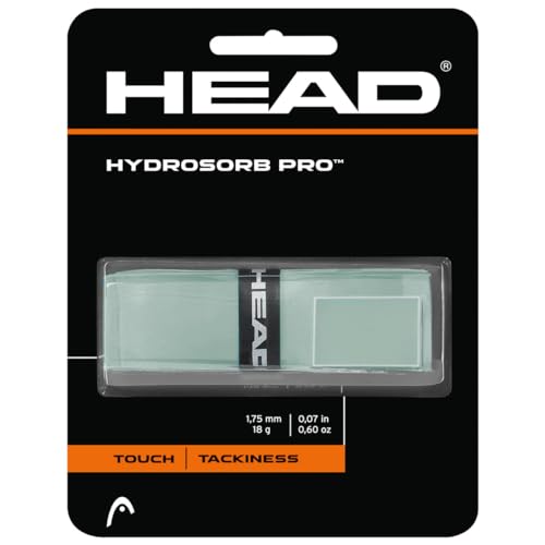 HEAD Unisex-Adult Hydrosorb Pro Tennis Griffband, Grau, One Size