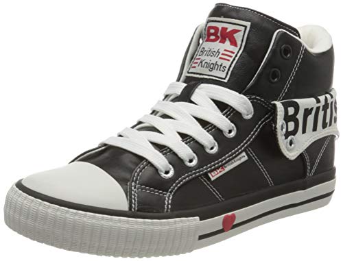 British Knights Mädchen Roco Sneaker, Black White, 41 EU