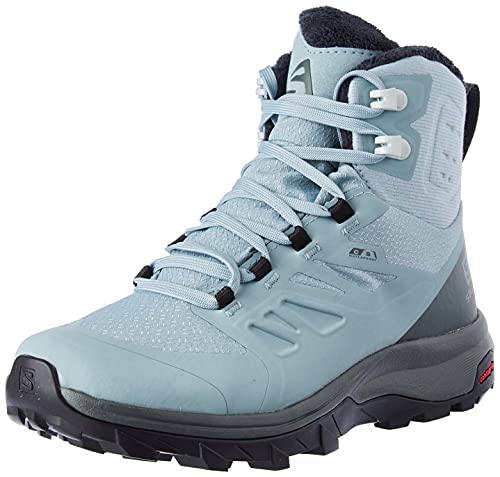 Salomon Outblast Thinsulate™ Climasalomon™ Waterproof (wasserdicht) Damen Winterschuhe, Blau (Slate/Urban Chic/Black), 38 2/3 EU