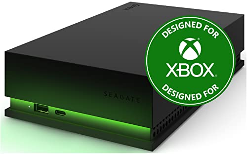 Seagate Game Drive Hub Xbox 8 TB externe Festplatte, 3.5 Zoll, USB 3.0, schwarz, 2 Jahre Data Rescue Service, Modellnr.: STKW8000400