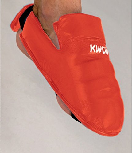 KWON Karate Fußschützer, rot, Gr. M