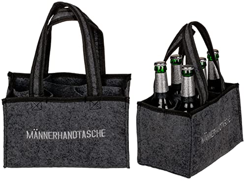 Sixpack 2.0 Männerhandtasche Herrenhandtasche Bierträger Sechserträger Bottlebag Flaschenträger Flaschenkorb