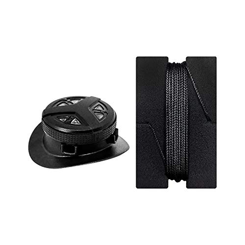 T- Automatic shoelace Schnürsenkel mit Schnellverschluss, Schnellschnürsystem mit 150cm Länge für Sportschuhe und Sneaker Schuhbänder für Läufer, Kinder, ältere Menschen (Black)
