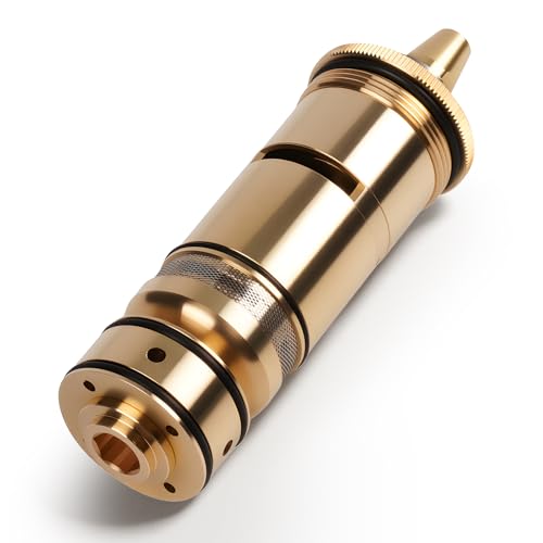 VORGENS Fit für Grohe Thermostat-Kartuschenventil, 1,27 cm Chrom Thermoelement passend für GrohMix Thermostat 34434/34436/34485-47111000 Messing Thermostatdusche Ersatz - Präzise Temperaturregelung