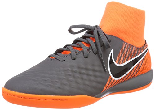 Nike Herren Magista ObraX 2 Academy DF IC Fußballschuhe, Grau (Dark Greyblacktotal Orangew 080), 41 EU