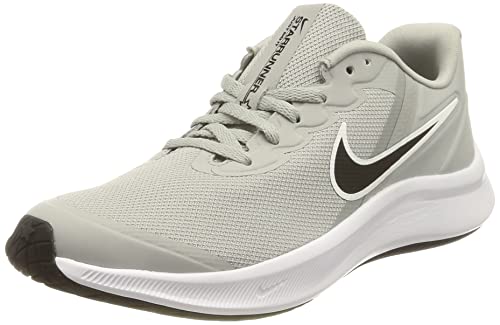 Nike Star Runner 3 (GS) Running Shoe, Light Smoke Grey/Black-Smoke Grey, 39 EU