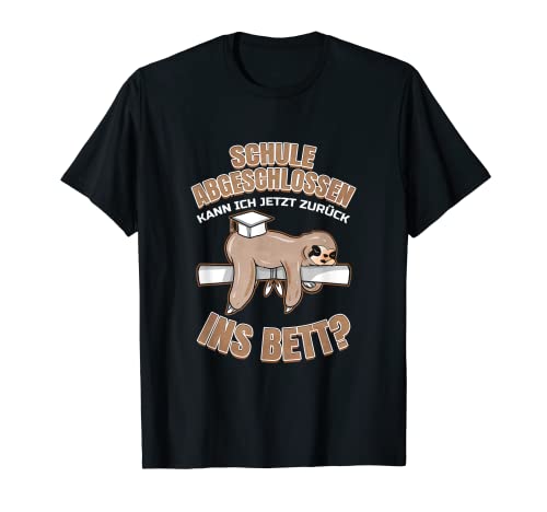 Schulabschluss Lustig Abschluss Realschule Hauptschule Abi T-Shirt