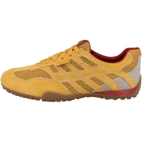 Geox Herren U Snake ORIGINAL A Sneaker, Ochre, 44 EU