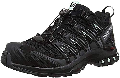 Salomon XA Pro 3D Damen Trail Running Schuhe, Stabilität, Grip, Langlebiger Schutz, Black, 36