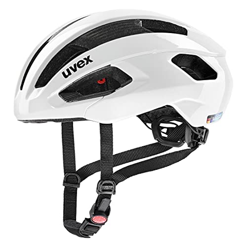 uvex Unisex – Erwachsene, rise Fahrradhelm, white, 52-56 cm