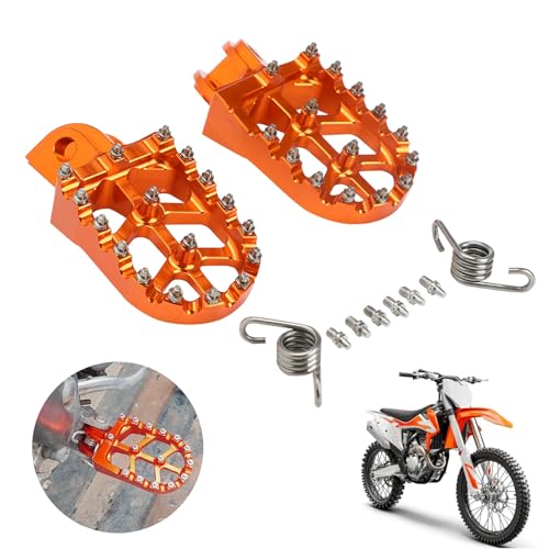 Fußrasten Fußrasten Pedale CNC für SX SXF EXC EXCF XC XCF XCW XCFW SMC 65 85 125 150 200 250 300 350-1290 Motorrad