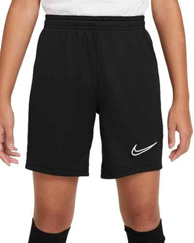 Nike Unisex-Child Dri-FIT Academy Shorts, Black/White/White/White, L