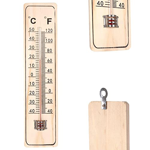 Vilde Thermometer Außenthermometer Innenthermometer zum Aufhängen für Innenräume Balkon Terrasse klassisches Design 22 cm