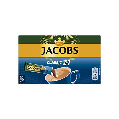 Jacobs Kaffeespezialitäten 2 in 1, 120 Sticks mit Instant Kaffee, 12er Pack