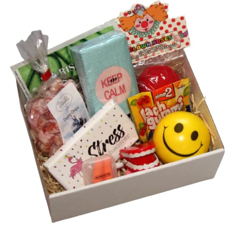 Erste Hilfe gestresste Eltern | Anti-Stress Geschenk Box Eltern | lustiges Geschenk Eltern Geburt Baby | witzige Geschenke Ideen Eltern Geburt | Eltern Geschenkbox Geburt