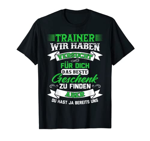 Co-Trainer Trainer Fußballtrainer Geschenk T-Shirt