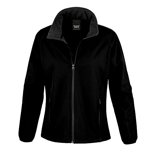 Result R231m Bedruckbare Softshell-Jacke Small schwarz/schwarz