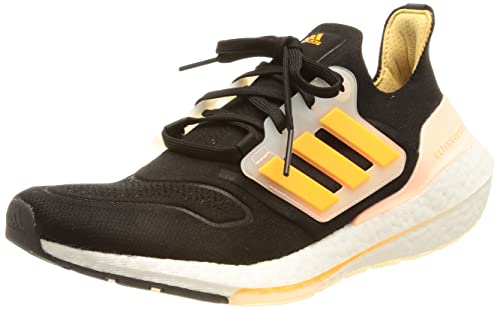 adidas Damen Ultraboost 22 Running Shoe, Carbon/Flash Orange/Ecru Tint, 38 EU