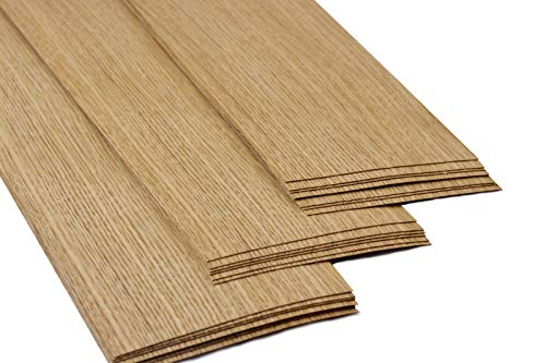 14-16 Furniere in der Holzart Eiche; Gesamtmenge: 0,75qm; Furnier geeignet für: Modellbau, Ausbesserungsarbeiten, Fotografie, Geschenk, Restauration, DIY, basteln, Intarsien, Schmuck