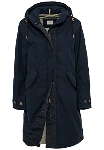 camel active Damen 310350/8R76 Coat, Navy, 42