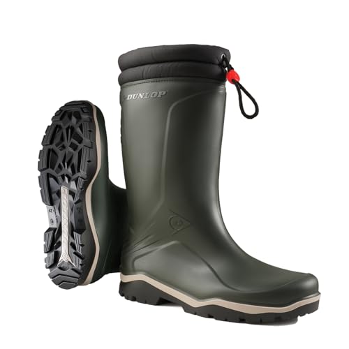 DUNLOP Protective Footwear Mens Blizzard Gef tterte Stiefel, Grün Green Grey Black, 43 EU