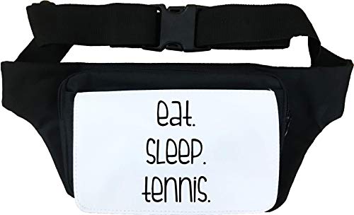 Eat Sleep Tennis Player Slogan Bauchtasche