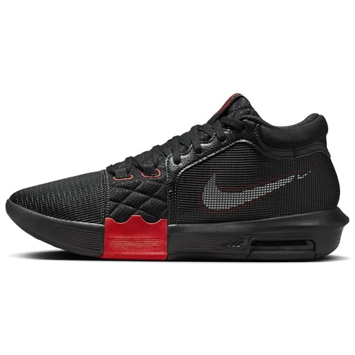 Nike Herren Lebron Witness VIII 8 Basketballschuhe Farbe: Schwarz/Rot (005); Größe: EUR 45.5 | US 11.5 | UK 10.5