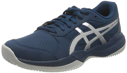 ASICS Gel-Game 7 Clay/Oc Gs Tennisschuh, Mako Blue Pure Silver, 35 EU
