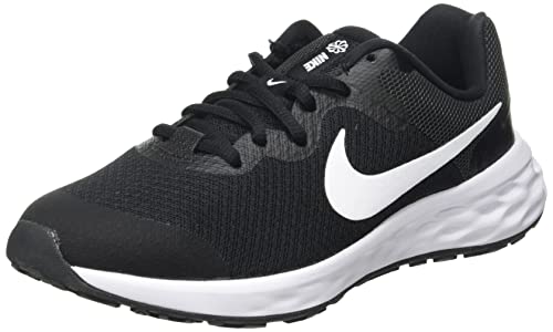 Nike Jungen Revolution 6 Schuhe, Black White Dk Smoke Grey, 40 EU