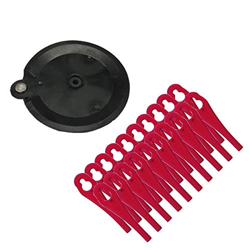 Florabest Kunststoffmesser (20 Stück) mit Schneidscheibe für Florabest Akku Rasentrimmer FAT 18 B3 - LIDL IAN 273039
