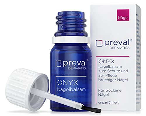 preval® ONYX 10 ml | Nagelbalsam & Nagelaufbauserum | Schutz & Nagelpflege brüchiger, spröder und trockener Nägel & Nagelhaut | ölfrei – ideal als Unterlack