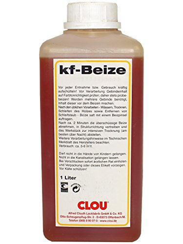 Clou kf - Beize - Nussbaum Mittel 2208-1000 ml / 1 ltr