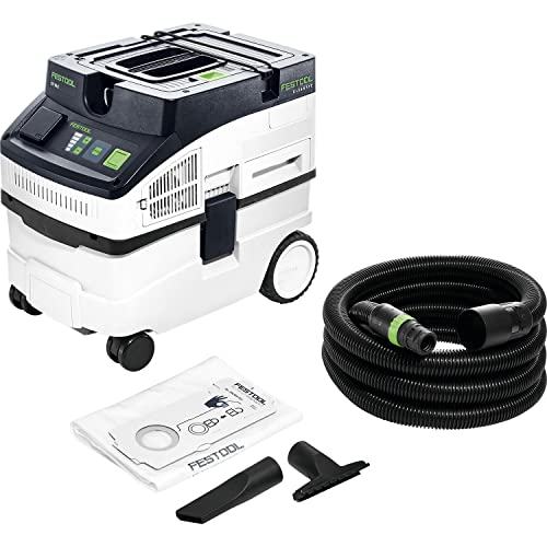 FESTOOL GMBH Absauggerät Watt, Staubsauger FESTOOL CLEANTEC CT 15 E – 1200 W – 577410, schwarz, 2200 W, 15 liters, 70 Dezibel