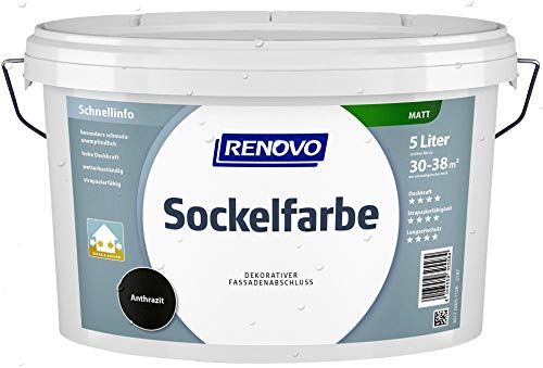 EM RENOVO Sockelfarbe 5,0L anthrazit 278700057129