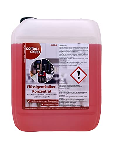 5 Liter Flüssig-Entkalker Konzentrat mit Farbindikator und Korrosionsschutz