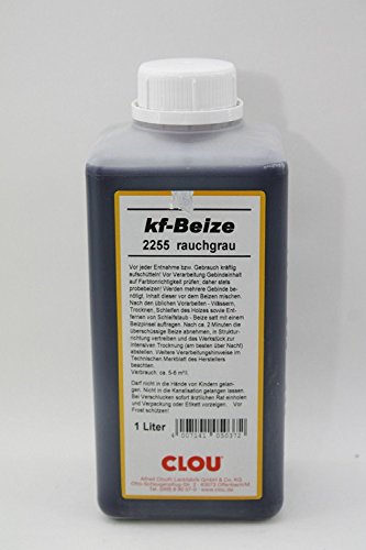 Holzbeize 2255 rauchgrau / 1 Liter Clou kf-Beize