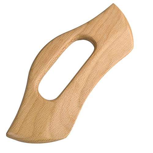Holz Gua Sha Massagegerät, Cellulite Massage Geräte, Lymphdrainage Gerät Beine, Triggerpunkt Drücker für Gesichtsmassage und Reduzieren Nackenschmerzen, Rückenschmerzen