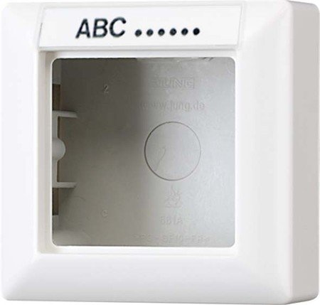 Jung AS581ANAWW Aufputz-Kappe 1-Fach NA