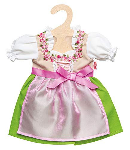 Heless 1113 - Kleid für Puppen, Dirndl Heidi, Größe 28 - 35 cm